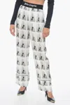 Palm Angels All-over Logoed Mirage Pajama Pants In Multi