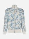 PALM ANGELS ALL-OVER PALMS PRINT TRACK JACKET