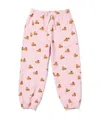 Palm Angels All-over Teddy Bear Print Trousers In Pink