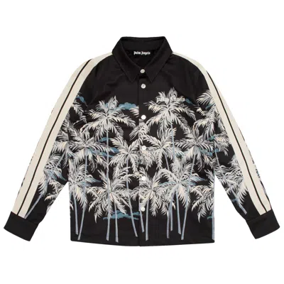 Pre-owned Palm Angels Allover Palms Track Shirt 'black/off White' | Men's Size M
