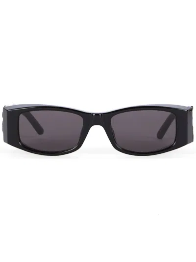 Palm Angels Angel Square-frame Sunglasses In Schwarz
