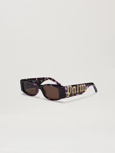 Palm Angels Angel Sunglasses In Black
