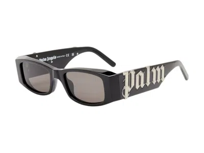 Pre-owned Palm Angels Angel Sunglasses In Black