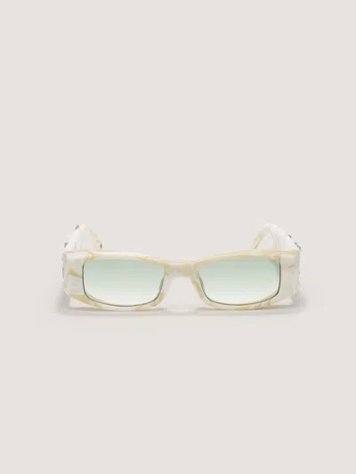 Palm Angels Angel Sunglasses In Shiny Black