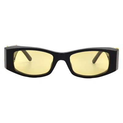 Palm Angels Angel Yellow Rectangular Unisex Sunglasses Peri007 1018 51 In Black