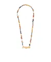 Palm Angels Angel Necklace In Yellow