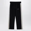 Palm Angels Logo Print Linen Track Pants