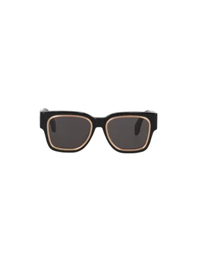PALM ANGELS PALM ANGELS ARCADIA SUNGLASESS  BLACK DARK GREY