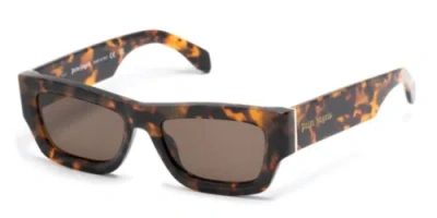 Pre-owned Palm Angels Auberry Peri048s24pla0016064 Havana In Brown