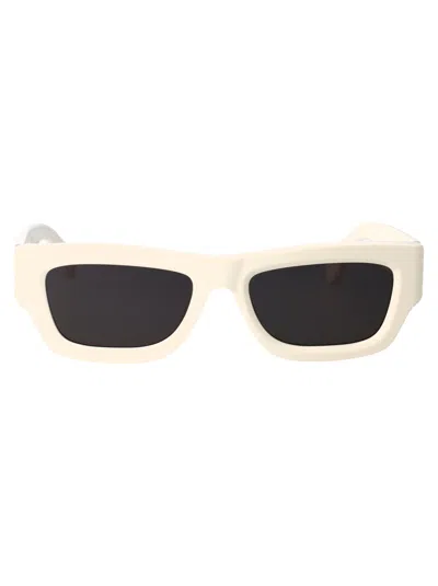 Palm Angels Sunglasses In 0107 White