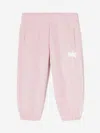 Palm Angels Baby Girls The Palm Logo Joggers In Pink