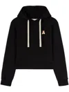 Palm Angels Back Bear In Mind Hoody In Black