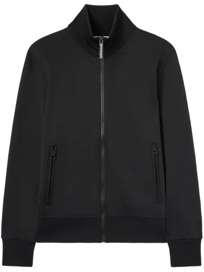 PALM ANGELS PALM ANGELS BACK CURVED LOGO TRACK JACKET CLOTHING