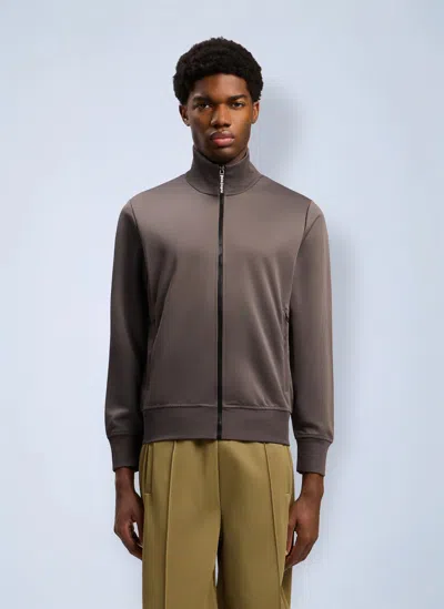 PALM ANGELS BACK CURVED LOGO TRACK JACKET