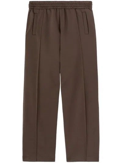 PALM ANGELS `BACK CURVED LOGO` TRACK PANTS
