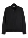 Palm Angels Classic Logo Tech Zip Track Jacket In Black