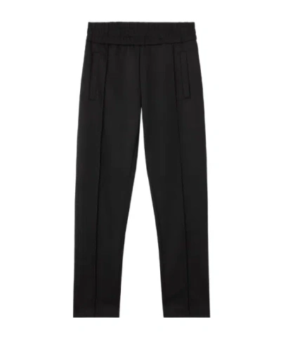 Palm Angels Back Logo Track Pants In Black