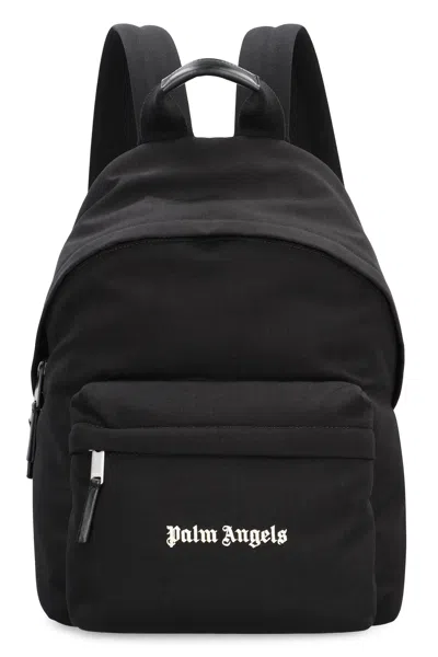 Palm Angels Backpack With Logo In Black