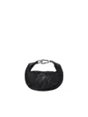 Palm Angels Big Palm Zipped Hobo Bag In Black