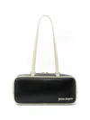 Palm Angels Logo Rectangular Shoulder Bag In Black