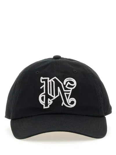 Palm Angels Baseball Cap In Black