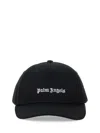 Palm Angels Classic Logo Adjustable Baseball Cap In Black