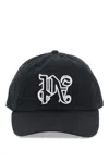 Palm Angels Baseball Cap In Black