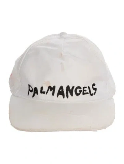 Pre-owned Palm Angels Baseball Cap In White