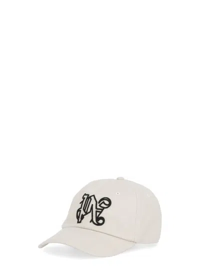 Palm Angels Baseball Cap With Logo In Neutrals