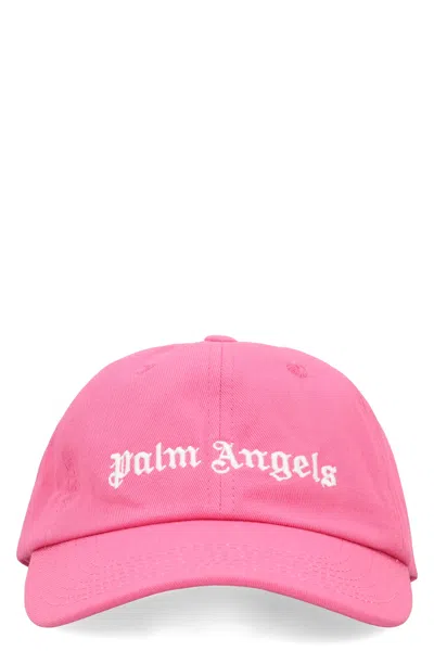 Palm Angels Baseball Cap With Logo In Pink