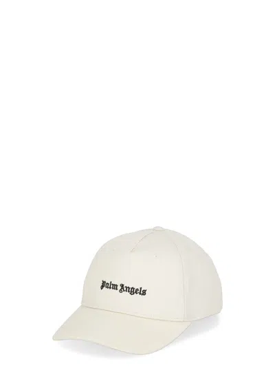 Palm Angels Baseball Cap With Logo In White