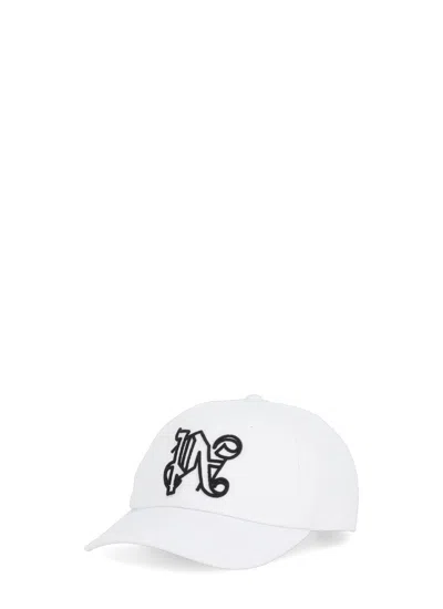 Palm Angels Baseball Cap With Logo In White