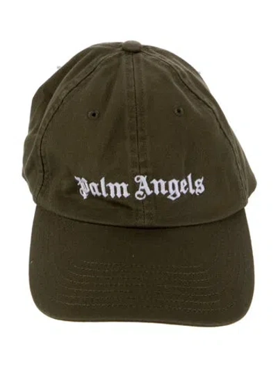 Pre-owned Palm Angels Baseball Cap W/tags In Green