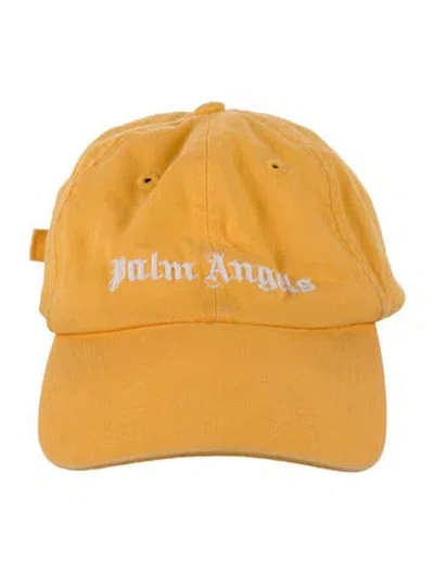 Pre-owned Palm Angels Baseball Cap In Yellow