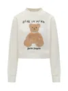 Palm Angels Bear In Mind Cotton Sweatshirt