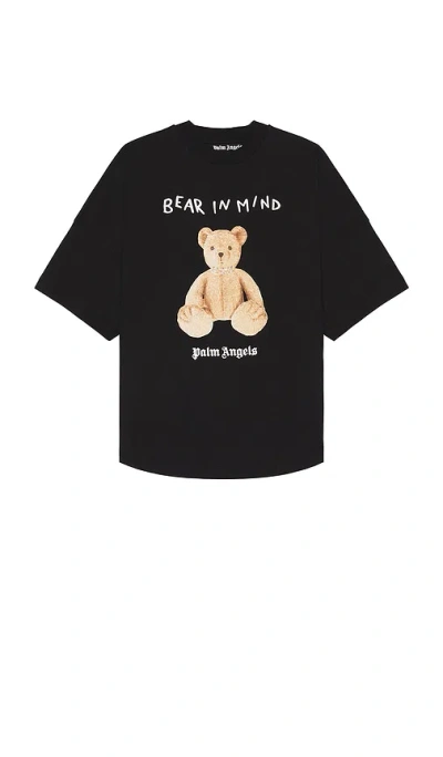Palm Angels Men Bear In Mind Over T-shirt In Black
