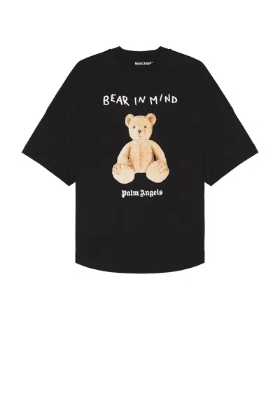 Palm Angels Men Bear In Mind Over T-shirt In Black