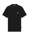 Palm Angels Bear In Mind Polo Shirt In Black