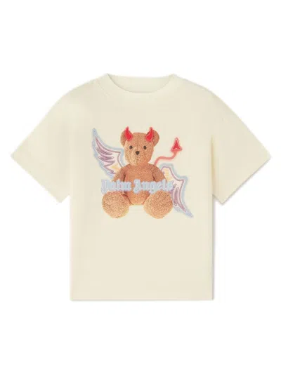 Palm Angels Bear Devil T-shirt In Nude