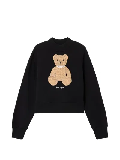 Palm Angels Bear-graphic Sweatshirt In Black