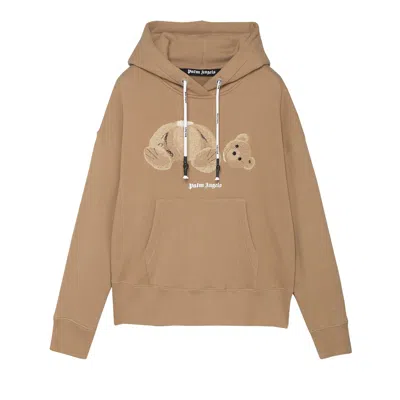 Pre-owned Palm Angels Bear Hoodie 'beige Brown'