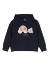 Palm Angels Bear Hoodie In Black