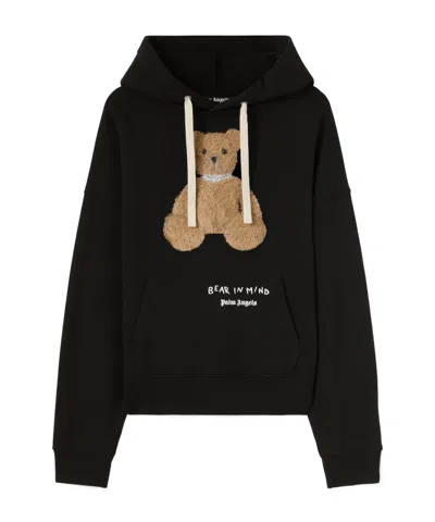 PALM ANGELS PALM ANGELS BEAR IN MIND DRAWSTRING HOODIE