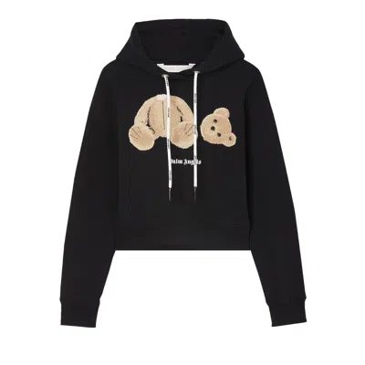 Pre-owned Palm Angels Bear Hoodie 'black/brown'