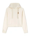 Palm Angels White Bear In Mind Hoodie In White