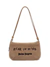Palm Angels Bear In Mind Bag In Brown Black