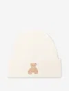 Palm Angels Bear In Mind Beanie In White