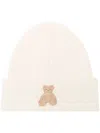 Palm Angels Bear In Mind Beanie In White