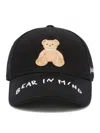 Palm Angels Bear In Mind Baseball Cap In Black