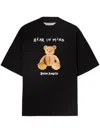 Palm Angels B Bear In Mind Loose Tee In Black
